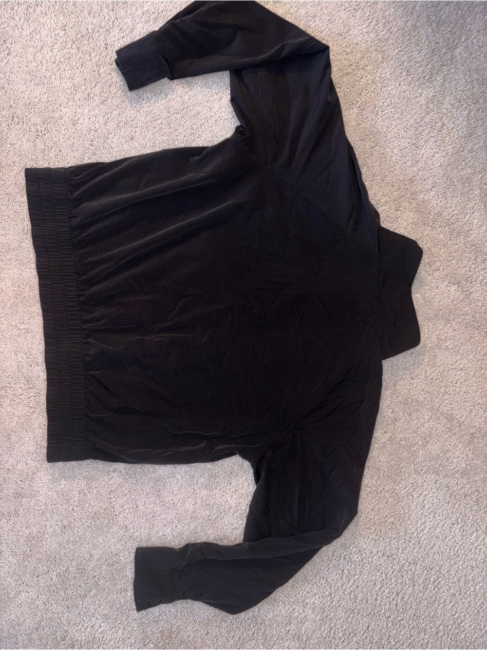 Athleta Black Half-Zip Utility Pullover Jacket - Picture 8 of 8